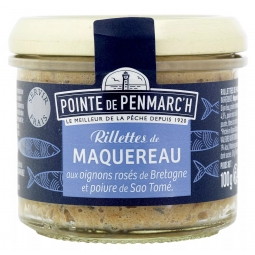 RILLETTES DE MAQUEREAU AUX OIGNONS ROSES DE BRETAGNE ET POIV