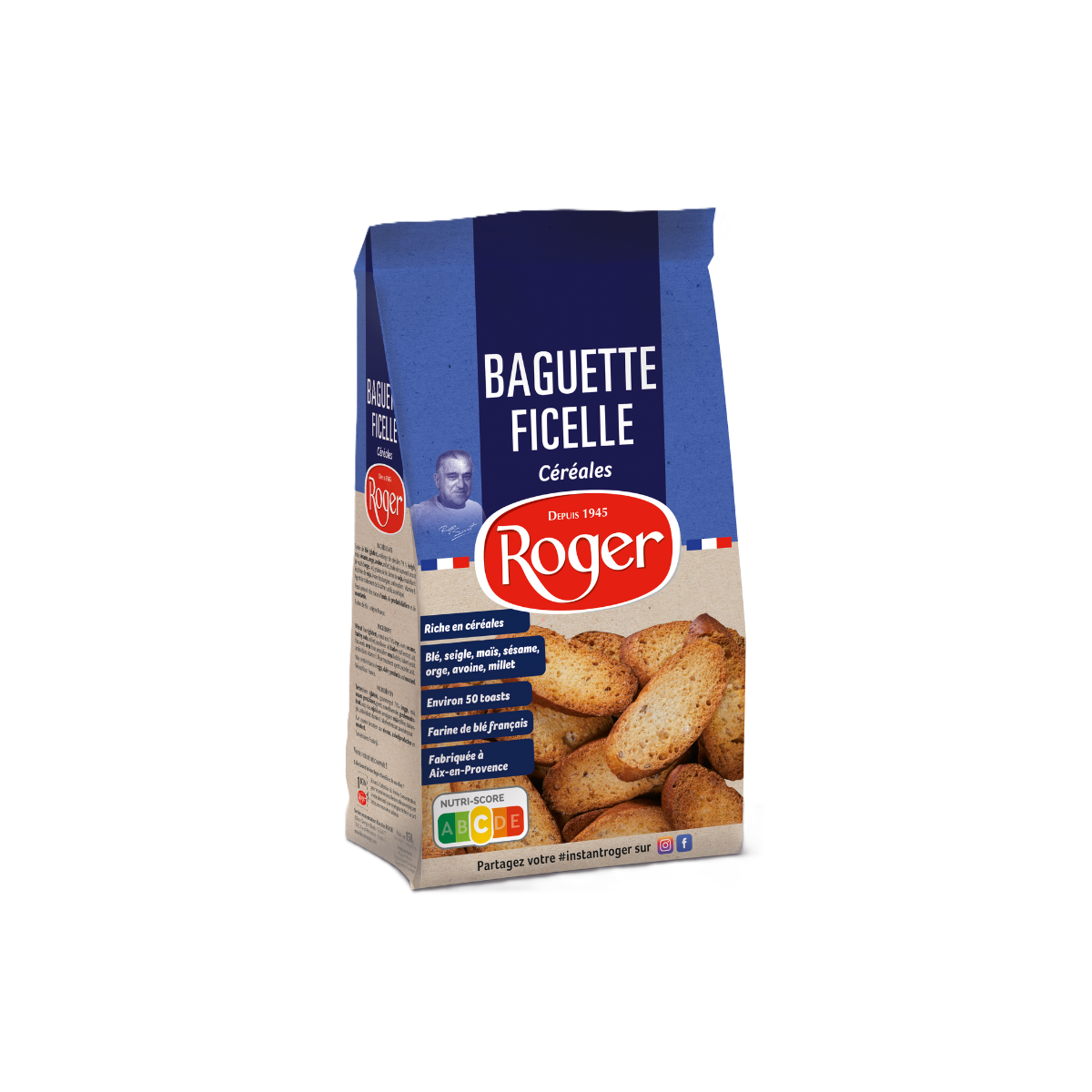 BAGUETTE FICELLE AUX CEREALES (150 g)