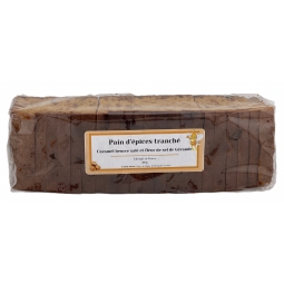 PAIN D'ÉPICES TRANCHE CARAMEL BEURRE SALE ET FLEURS (300 g)