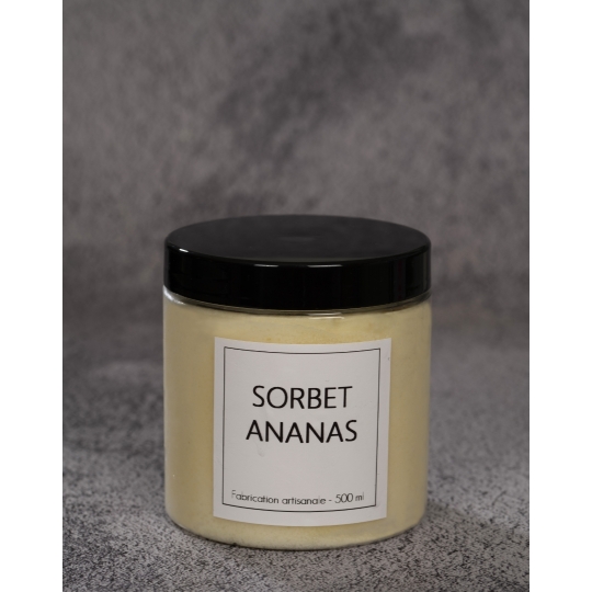 SORBET ANANAS (500 ml)