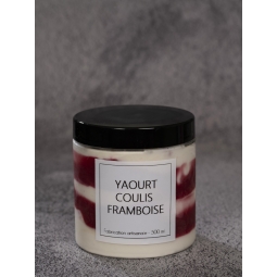 GLACE YAOURT COULIS FRAMBOISE (500 ml)
