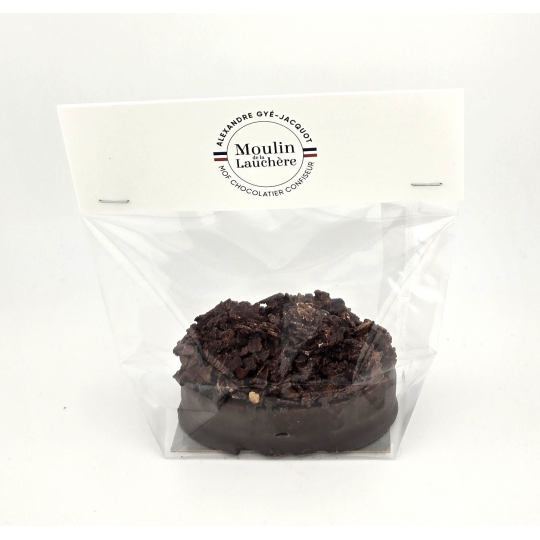 PAVE PRALINE NOISETTE CROUSTILLANTE NOIR (70 g)