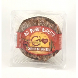 SAUCISSON SEC AU PIMENT D'ESPELETTE (170 g)