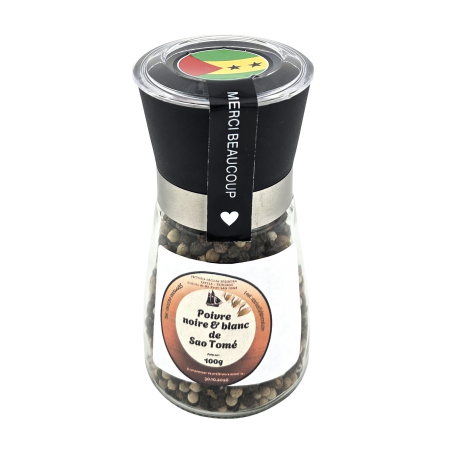 MOULIN POIVRE NOIR ET BLANC SAO TOME (100 g)