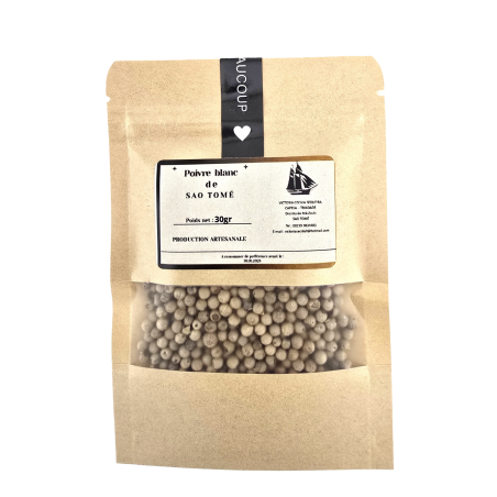 SACHET POIVRE BLANC SAO TOME (30 g)