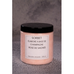 SORBET CHAMPAGNE ROSE DE SAIGNE (500 ml)