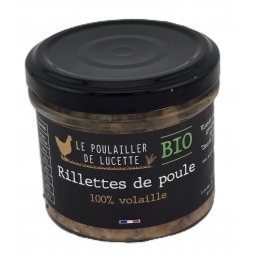 RILLETTES DE POULE 100% VOLAILLE BIO (90 g)
