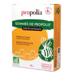 GOMME PROPOLIS MIEL & RAVINTSARA BIO (sachet 45 g)